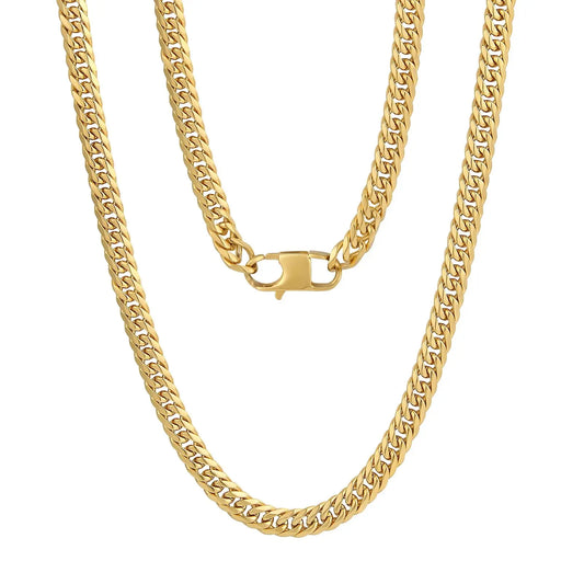 Gold Cuban Link Chain (9mm)